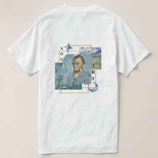 Aesthetic Vincent Van Gogh T-Shirt Tシャツ (デザイン裏面)