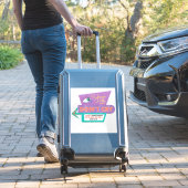 Aesthetic Wall Art Quote Decor | Retro Typography シール (スーツケースインサイチュ)