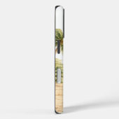 Aesthetic Watercolor Beach Custom Name Case-Mate iPhoneケース (裏面 / 右)