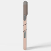 Aesthetic Wavy Abstract Art Neutral Phone Case Case-Mate iPhoneケース (裏面 / 右)