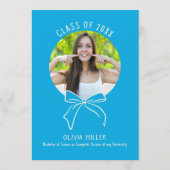 Aesthetic Whimsical Hand Drawn Graduation Party  招待状 (裏面)