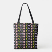 Aesthetic Wildflower Botanical Pattern Tote Bag  トートバッグ (裏面)