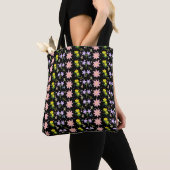 Aesthetic Wildflower Botanical Pattern Tote Bag  トートバッグ (クローズアップ)