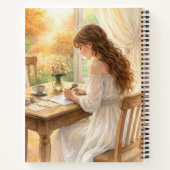 Aesthetic Writing Notebook Journal ノートブック (裏面)