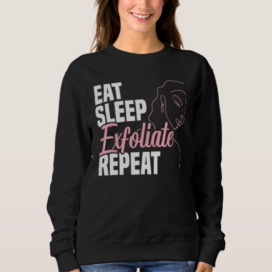 Aesthetician Girl Esthetician Cosmetologist Beauty スウェットシャツ (正面)