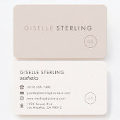 Aesthetics Feminine Professional 名刺