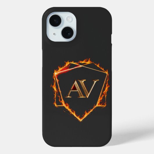 AETHER VANGUARD - AVロゴ ストーン 形状 ストリートウェア Case-Mate iPhoneケース (裏面)