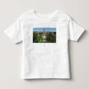 Aetnaの生命保険建物の外観 トドラーTシャツ