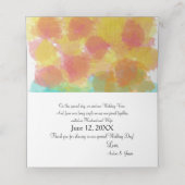 Aetsy Goouache結婚のテーブル名 プレイスカード (内部開封)