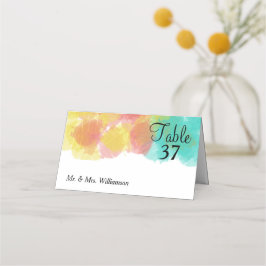 Aetsy Goouache結婚のテーブル名 プレイスカード