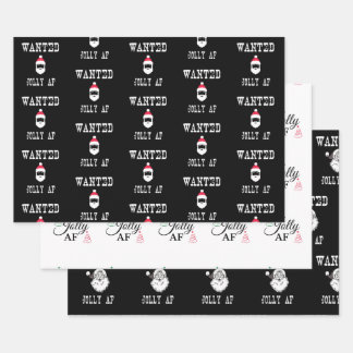 AFすてきクおもしろいリスマスセット ラッピングペーパーシート