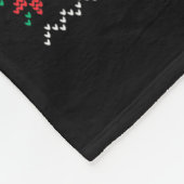 Afすてきクリおもしろいスマス フリースブランケット (角)