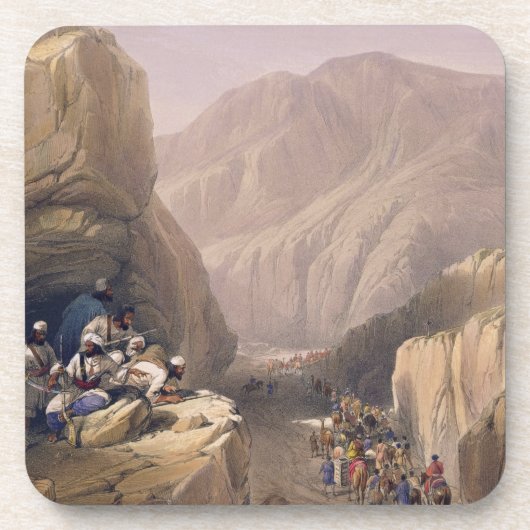 「AfのスケッチからのSiri-Kajoorの野生のパス、 コースター (正面)