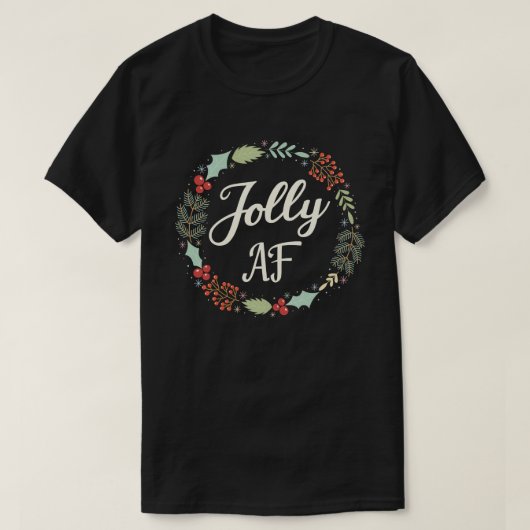 Afアダルトすてきおもしろいユーモアのクリスマスホリデーパーティー Tシャツ (デザイン正面)