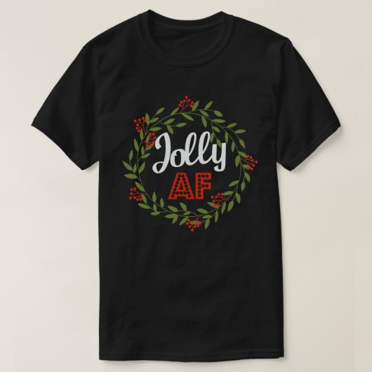 Afアダルトすてきおもしろいユーモアのクリスマスホリデーパーティー Tシャツ (デザイン正面)