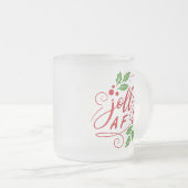 AFクリスすてきマスパーティー飲みのユーモア フロストグラスマグカップ (正面右)