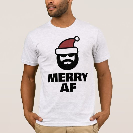 AFサンメリータおもしろい・クリスマスTシャツ Tシャツ (正面)