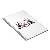 Afスケルトンハンズクラシックハート ノートブック (右側)