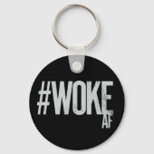 AFハッシュタグ動揺してタイプ正義の目覚め キーホルダー (正面)