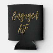 AFブラック婚約したおよびゴールドフォイルクーラーボックス 缶クーラー (裏面)