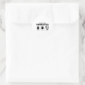 AfレジストGifアンチを理解おもしろいする ラウンドシール (バッグ)