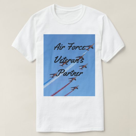 AF退役軍人パートナー Tシャツ (デザイン正面)