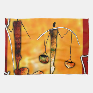 af041アフリカのレトロのヴィンテージのスタイルのギフト キッチンタオル