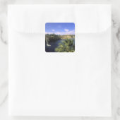 AF、エジプト、上エジプト、アスワン。ナイル川 スクエアシール (バッグ)