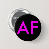 「AF...」 バックパックのボタンとピン 缶バッジ (正面&裏面)
