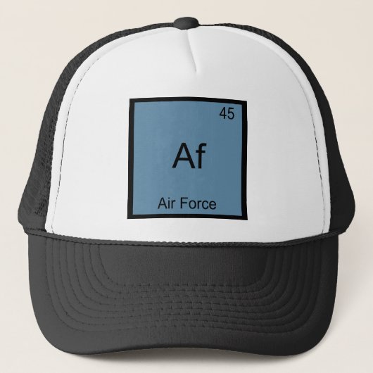 Af – 空力軍隊化学要素シンボル キャップ (正面)