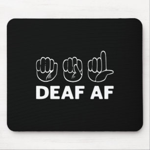 Af Asl認識度ハンドサイン言語ろうプライド マウスパッド