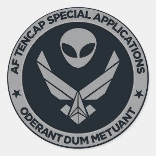 AF TENCAP Psyopパッチ ラウンドシール