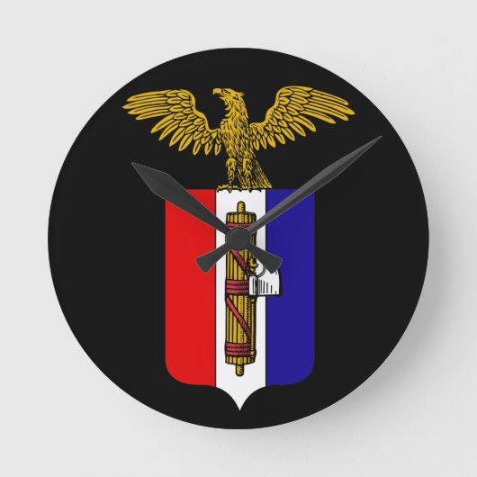 AfA：アメリカの代替 ラウンド壁時計 (正面)