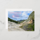 AFA Drive in Volcanoポストカード 箔シーズンポストカード (正面/裏面)