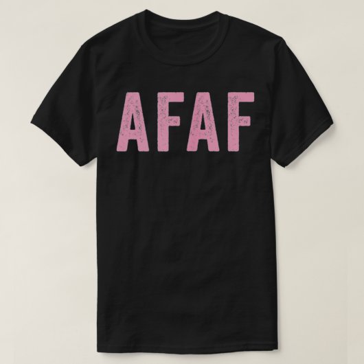 AFAFアルコールフリーAF Tシャツ (デザイン正面)