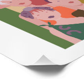 afbeelding groep mensen  ポスター (コーナー)