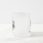 AFCENT A47曇りマグカップ、11 oz 2音式コーヒーマグカップ フロストグラスマグカップ (中央)