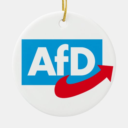 AfD：オルタナティブ・フュール・ドイチュランド セラミックオーナメント (正面)