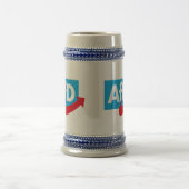 AfD：オルタナティブ・フュール・ドイチュランド ビールジョッキ (中央)