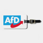 AfD:オルタナティブ・フュール・ドイチュランド ラゲッジタグ (正面横)