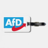 AfD:オルタナティブ・フュール・ドイチュランド ラゲッジタグ (裏面横)