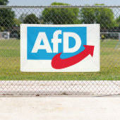 AfD：オルタナティブ・フュール・ドイチュランド 横断幕 (インサイチュ)
