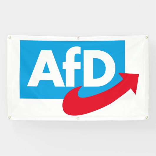 AfD：オルタナティブ・フュール・ドイチュランド 横断幕 (横)