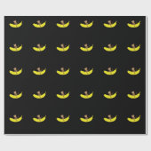 Affe reitet auf Banane ラッピングペーパー (フラット)