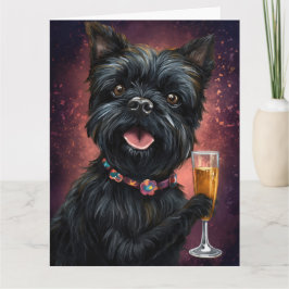 Affenpincher新年 カード