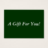 Affenpinscherクリスマスギフトタグ (裏面)