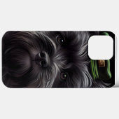 Affenpinscher犬で聖パトリックのデイドレス Case-Mate iPhoneケース (裏面 (横))