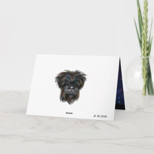 AFFENPINSCHER  カード (裏面)