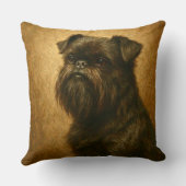 Affenpinscher クッション (裏面)