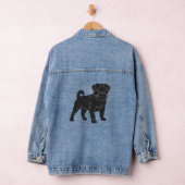 Affenpinscher デニムジャケット (ハンガー)